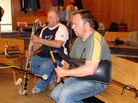 Yves Leblanc, Jean Luc Le Mouël & Jean Pierre Cadic im balhaus