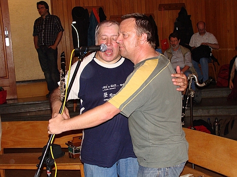 Yves Leblanc, Jean Luc Le Mouël & Jean Pierre Cadic im balhaus